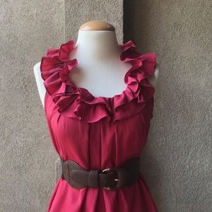 Romantic fuchsia dress
